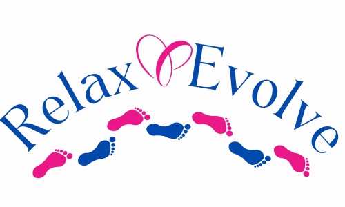 Relax and evolve logo